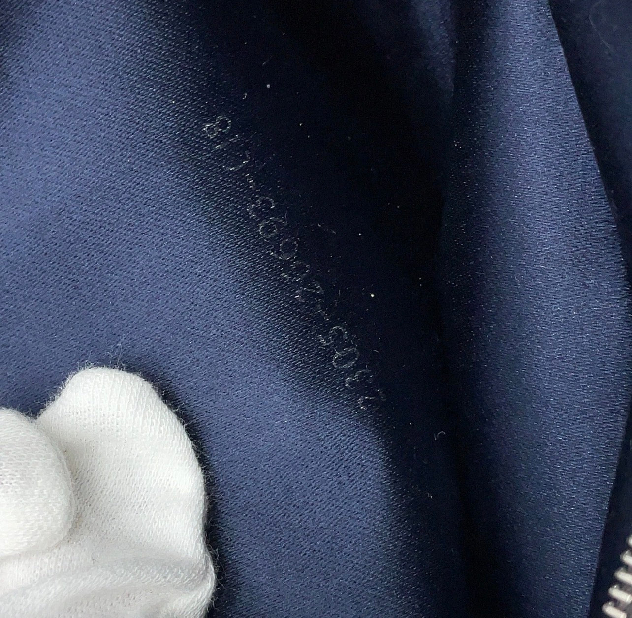 Fendi Zucca Pattern Canvas FF metal Navy Blue Tote Bag