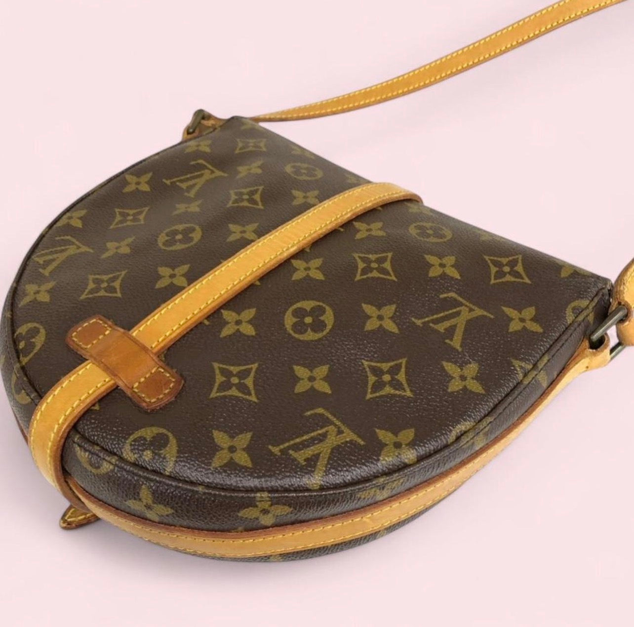 Authentic Louis Vuitton Chantilly MM Shoulder Bag Monogram Crossbody M51233 VI0940