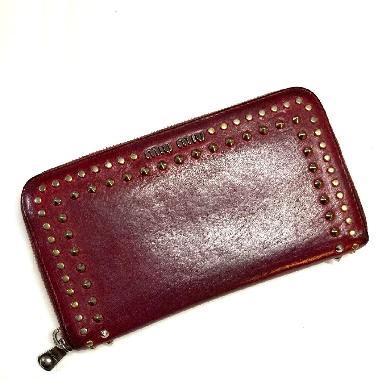 VINTAGE MIU MIU LEATHER LONG WALLET