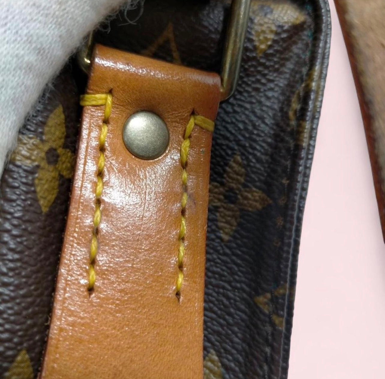 Vintage Louis Vuitton Shoulder Bag Cartouchiere MM (1984)