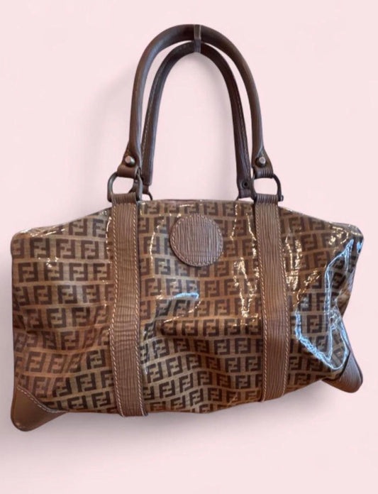 Vintage FENDI Zukka Boston Bag