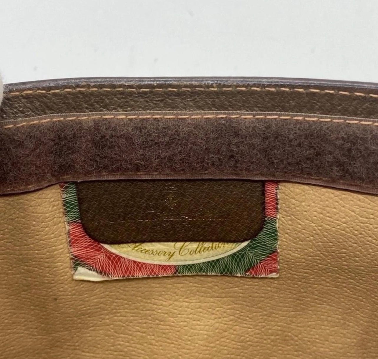 Gucci Vintage GG PVC Sherry Line Clutch bag- Authentic