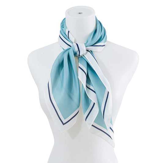 CHIC SATIN FASHION SQUARE NECK SCARF