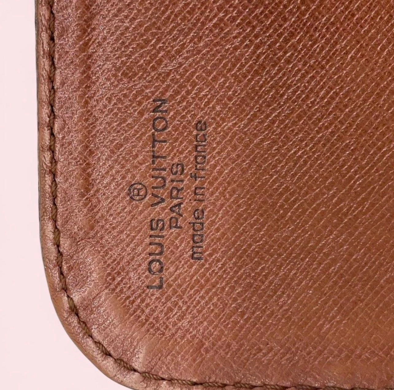 Authentic Vintage Louis Vuitton Monogram Cartouchiere MM M51253 Shoulder Bag