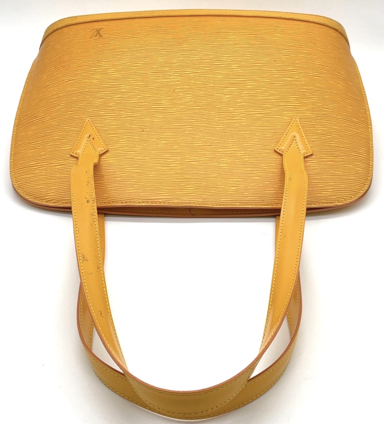 Vintage (1995) Authentic Louis Vuitton Epi Lussac Tassili Yellow Tote Bag