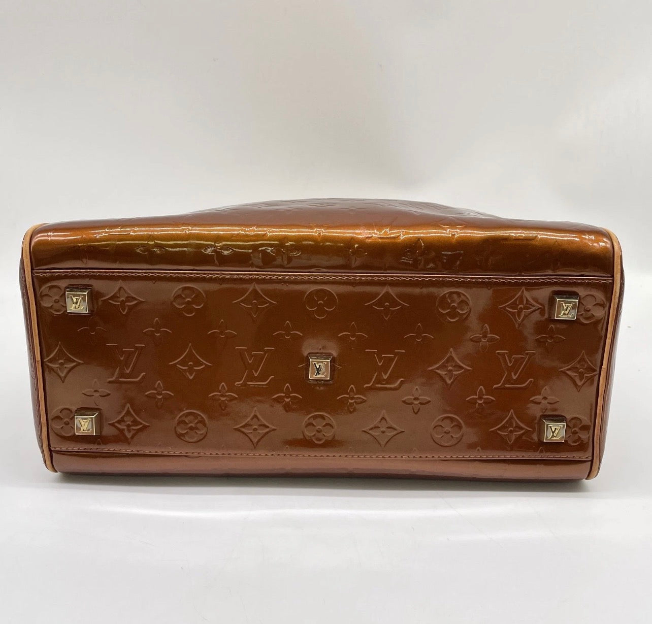 Vintage Louis Vuitton Monogram Vernis Leather Tompkins Square-Bronze