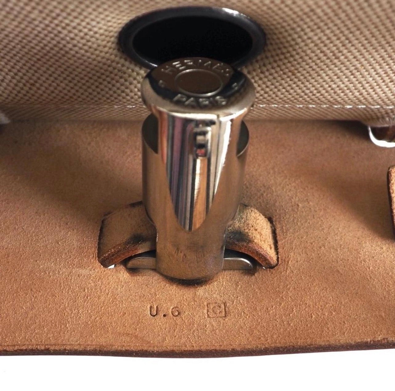 Authentic Vintage Hermès Her Bag PM Backpack Rucksack Silver Hardware