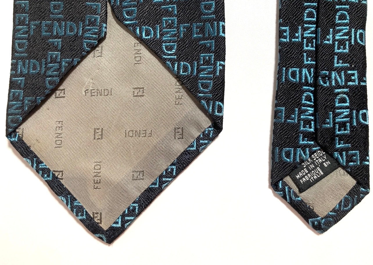 Men's VINTAGE FENDI 100% Silk TIE