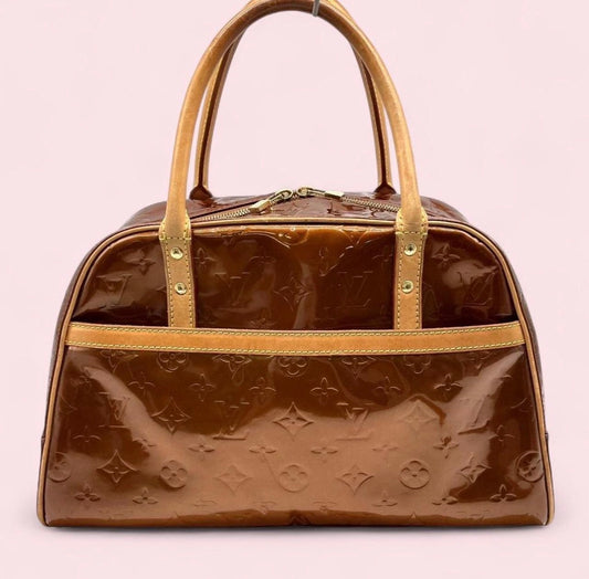Vintage Louis Vuitton Monogram Vernis Leather Tompkins Square-Bronze