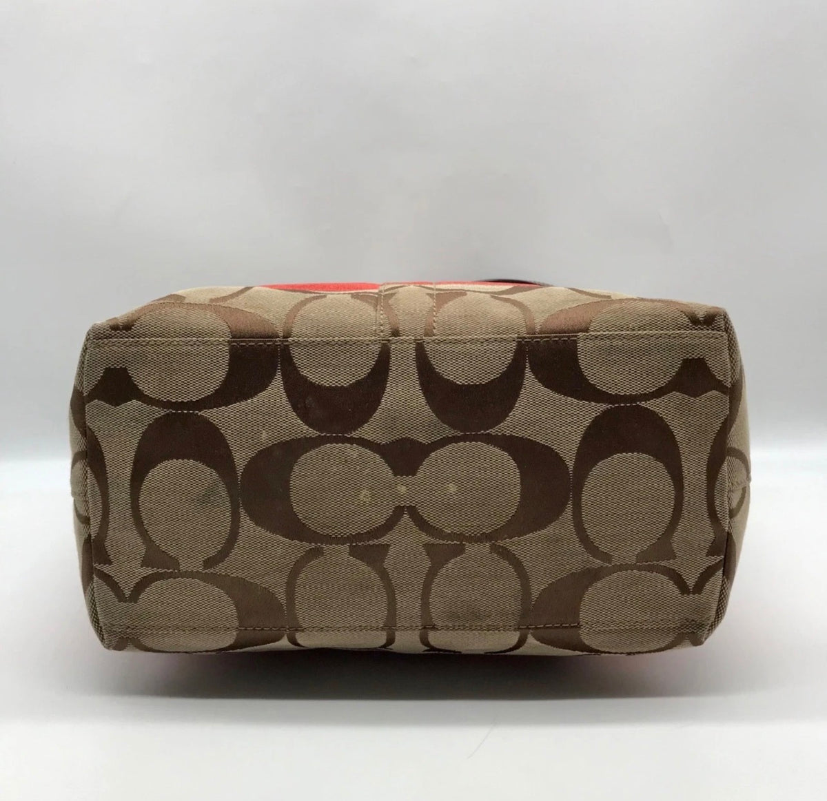 Auth. Vintage Coach Canvas Tote
