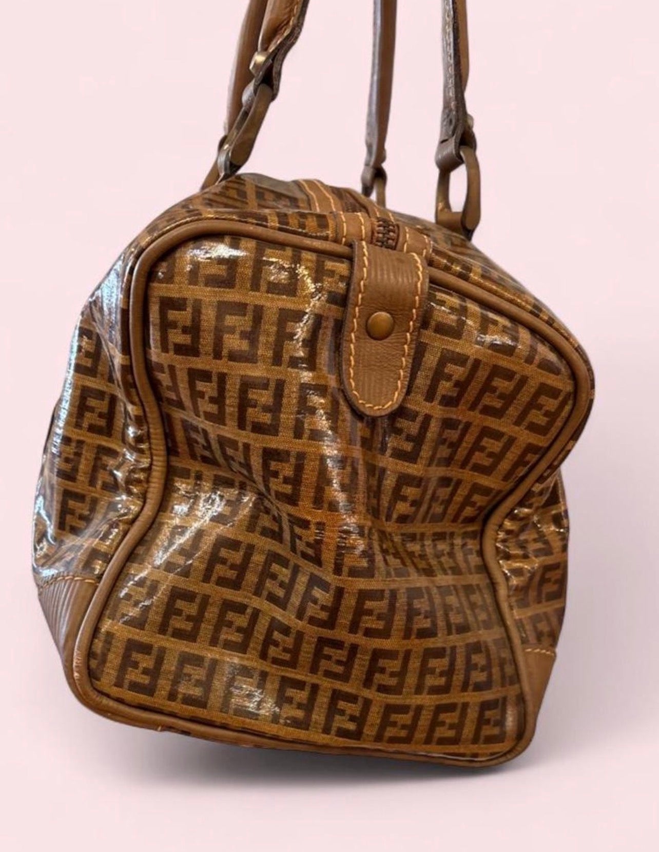 Vintage FENDI Zukka Boston Bag