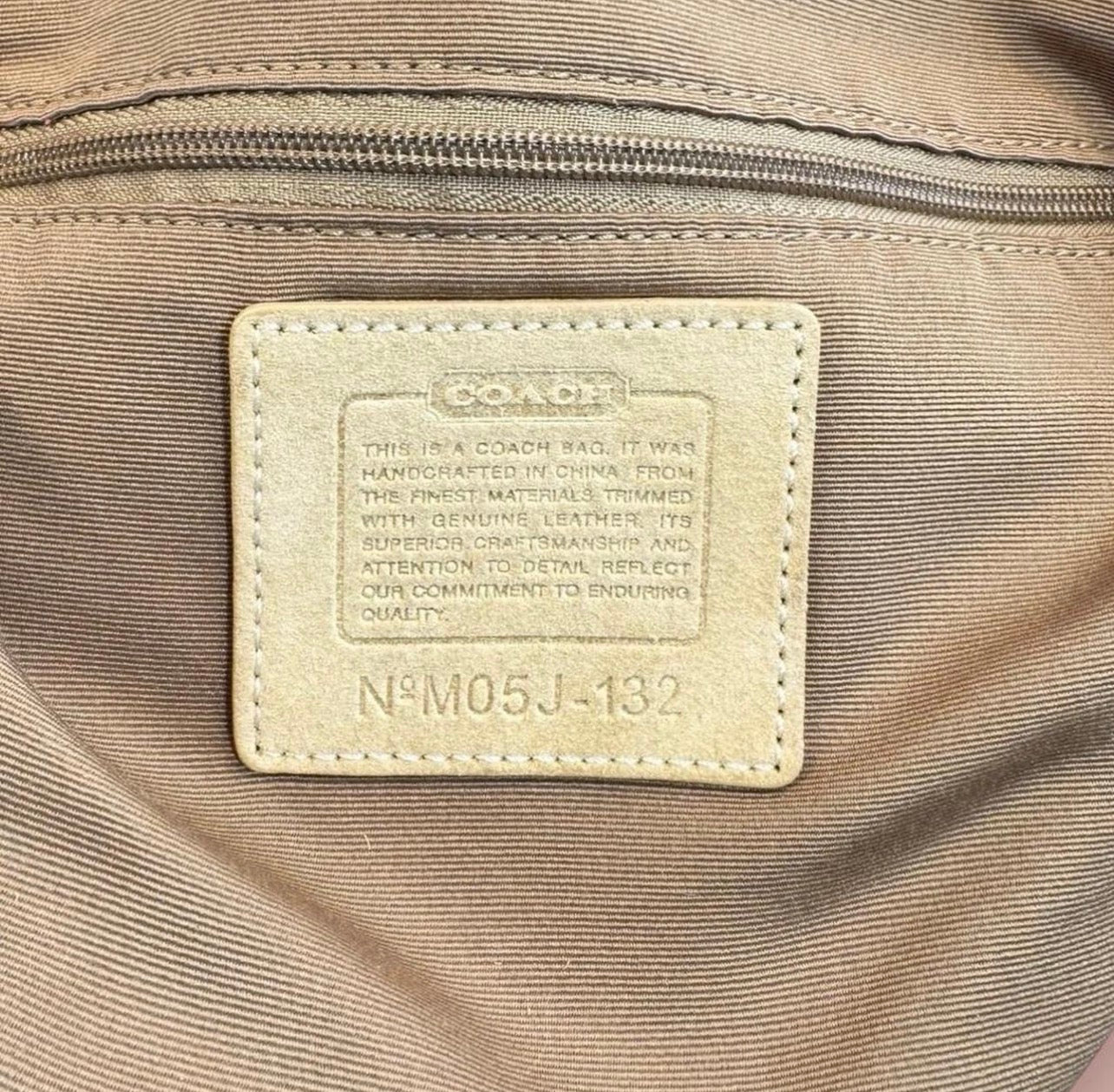 Vintage Coach Scribble Bag