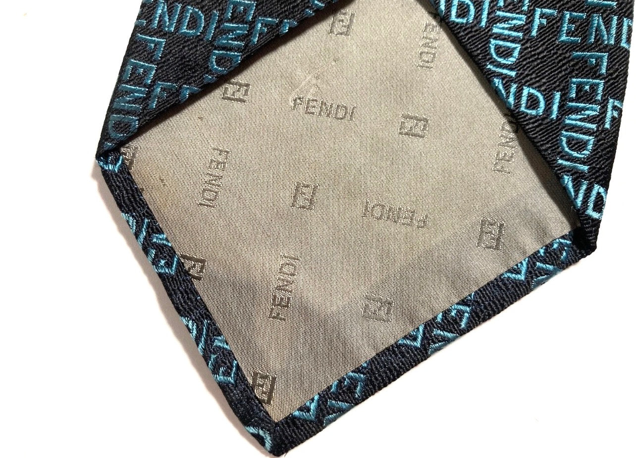 Men's VINTAGE FENDI 100% Silk TIE