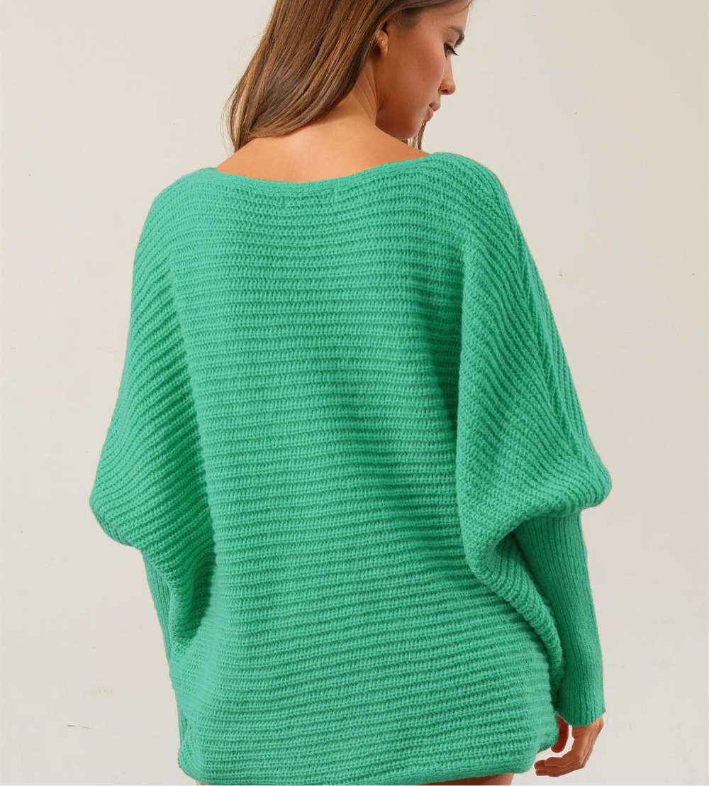 HYFVE Dolman Sleeve Oversized Sweater