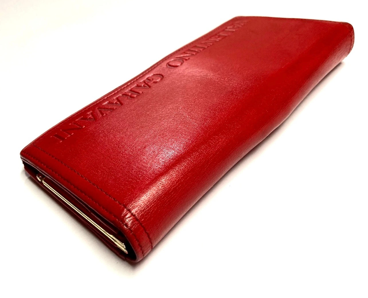 Red VINTAGE VALENTINO Long Wallet