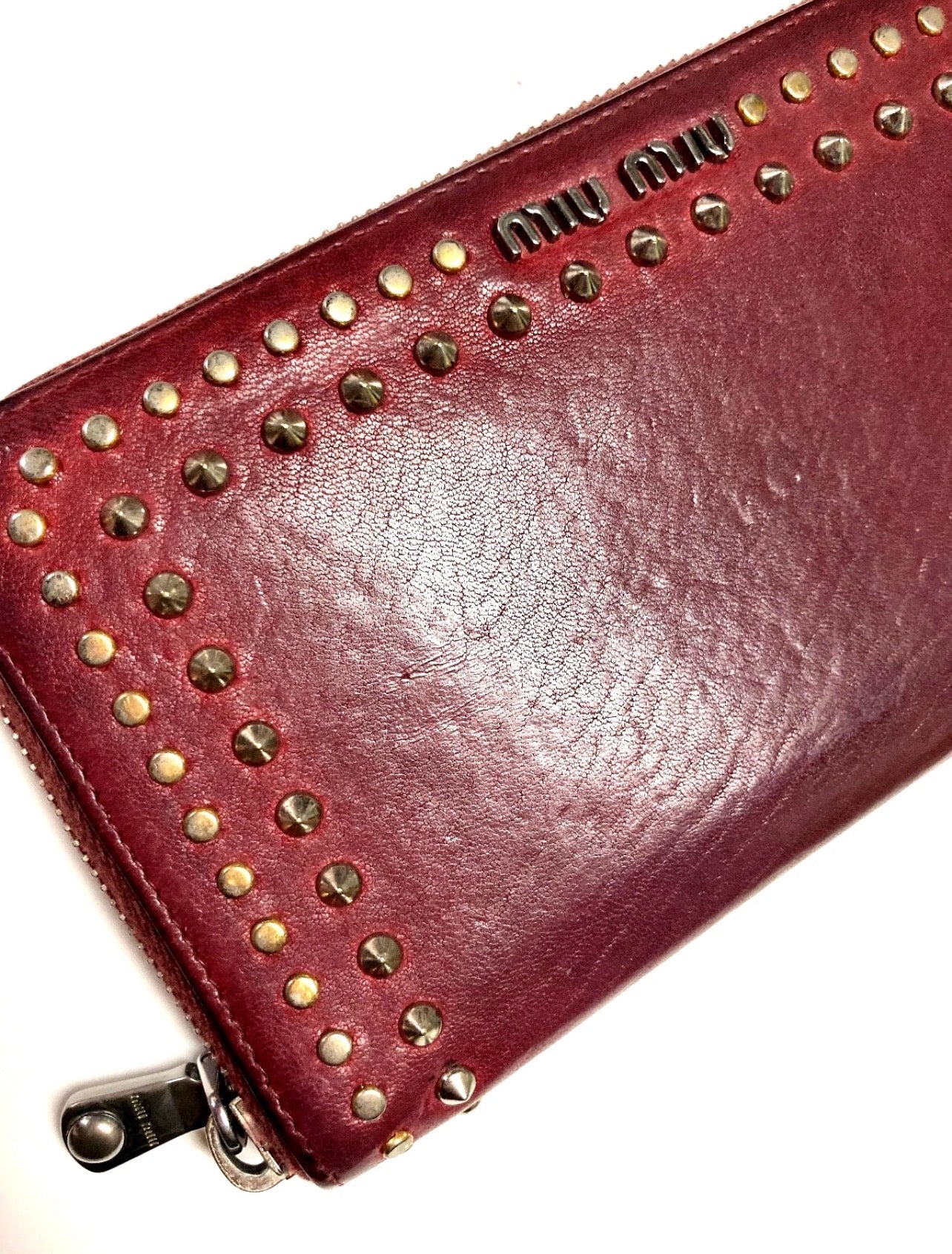 VINTAGE MIU MIU LEATHER LONG WALLET