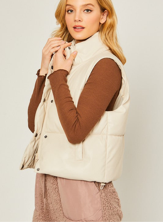 PU Padded Vest