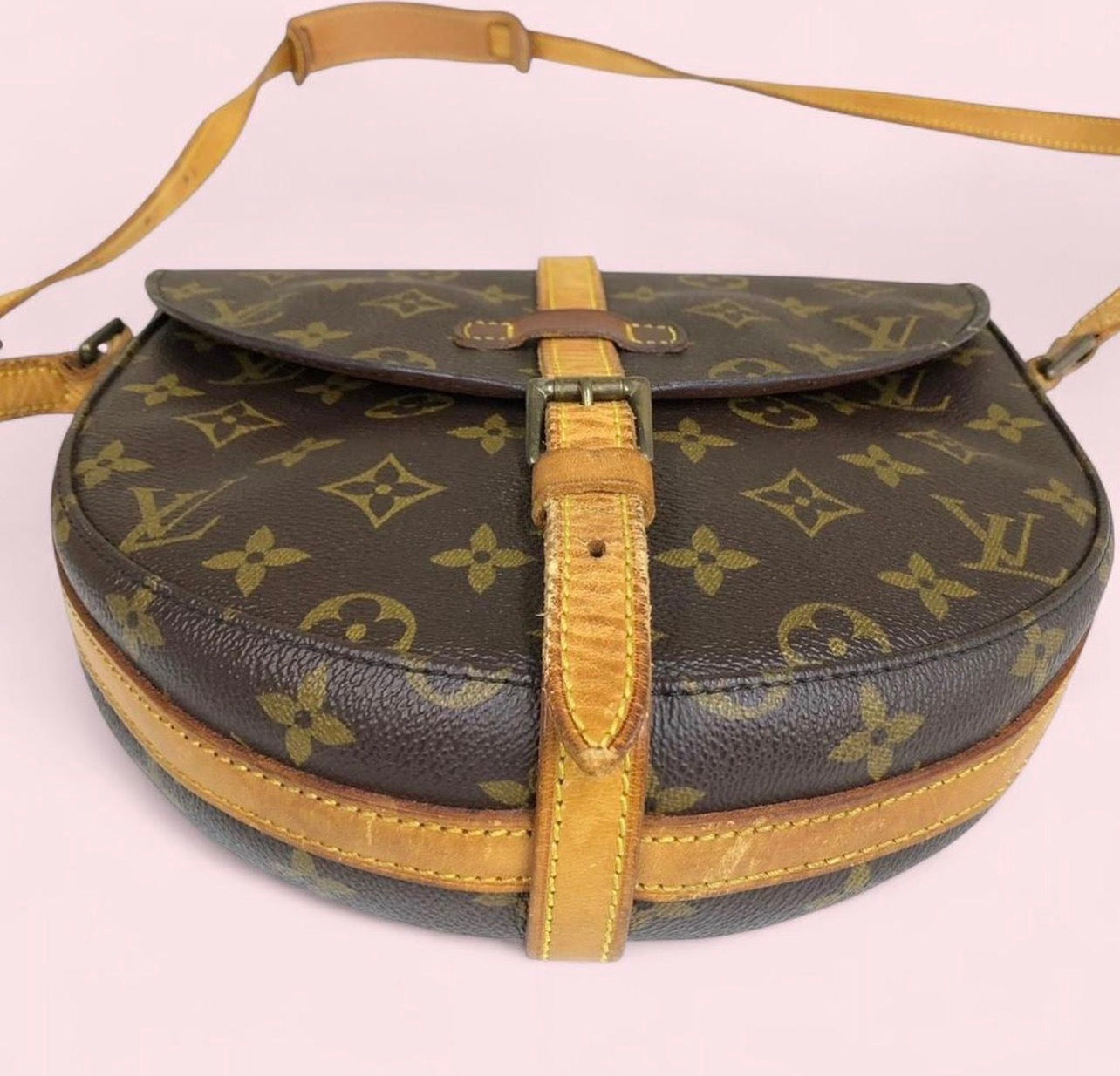 Authentic Louis Vuitton Chantilly MM Shoulder Bag Monogram Crossbody M51233 VI0940