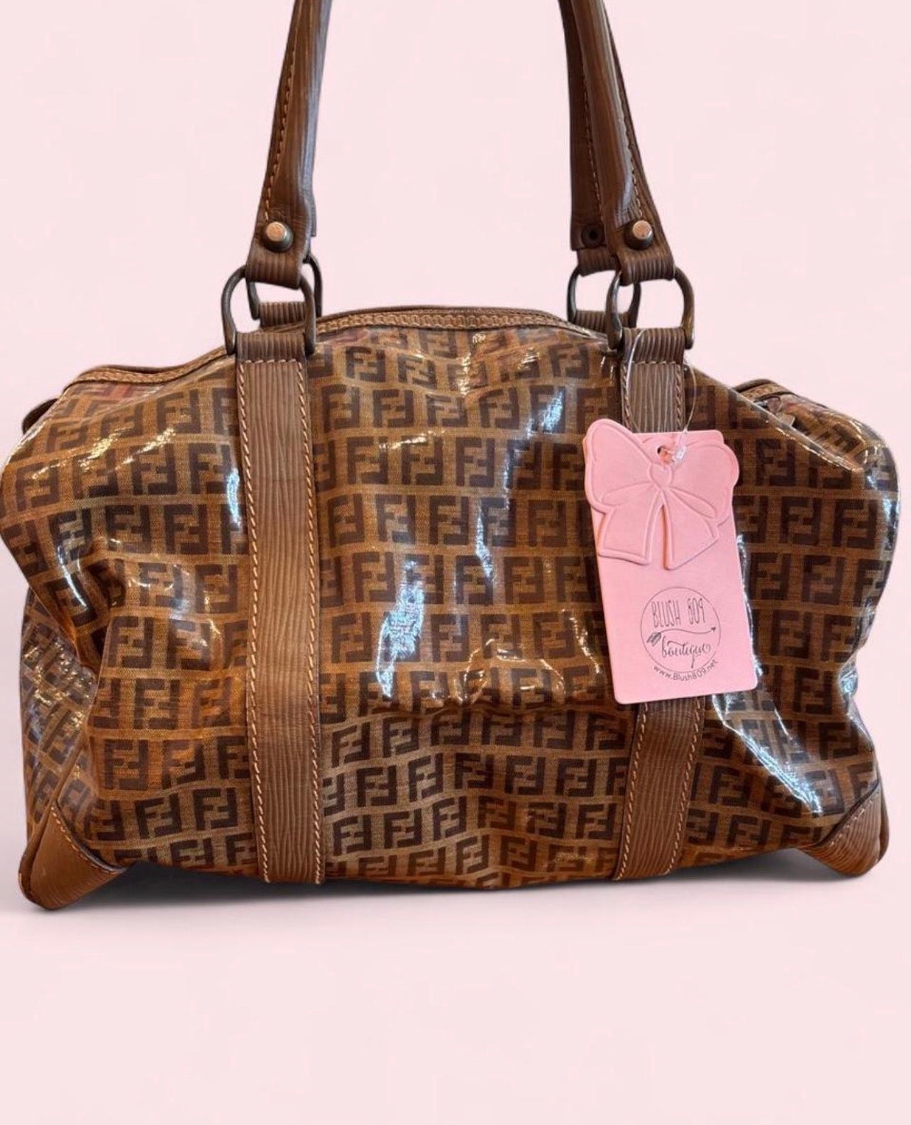 Vintage FENDI Zukka Boston Bag