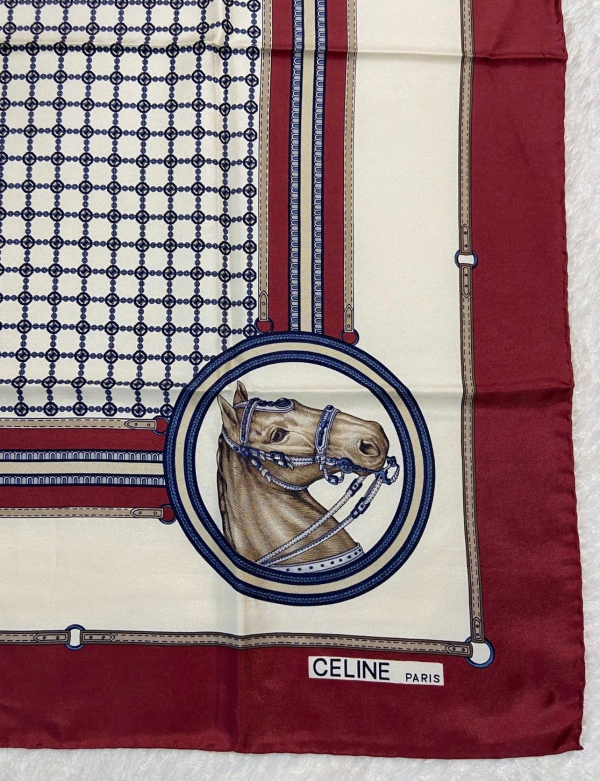Vintage CELINE Silk Scarf