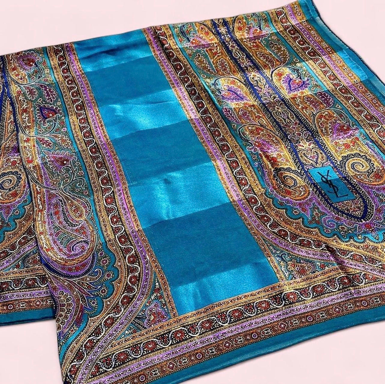 YSL 100% Pure Silk Scarf