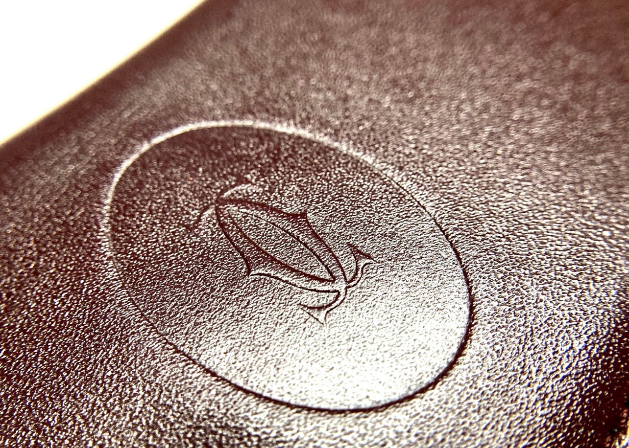 Vintage Cartier CC Emblem Leather Long Wallet