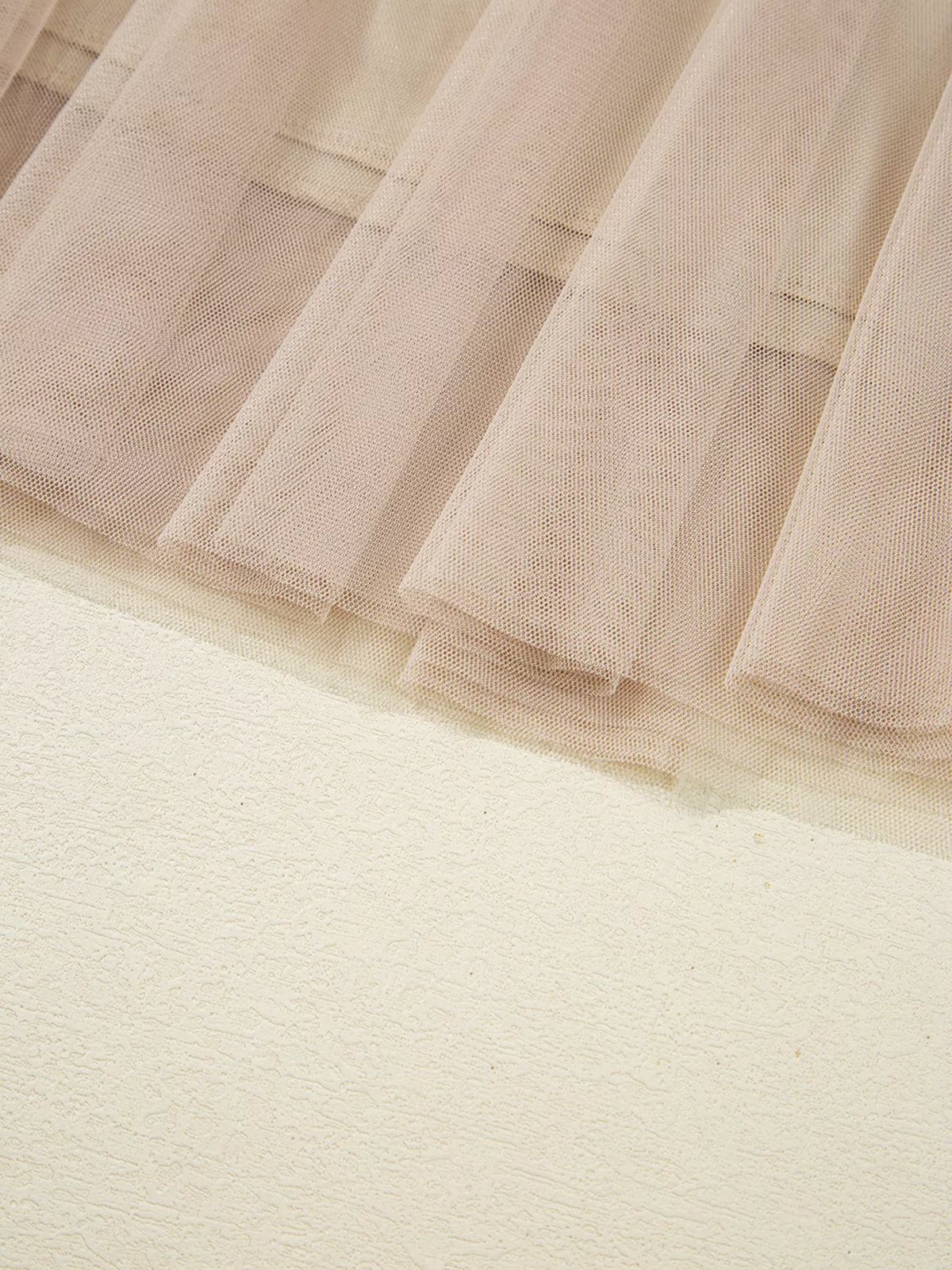 Dust Storm skirt hem detail showing layered sheer tulle edges
