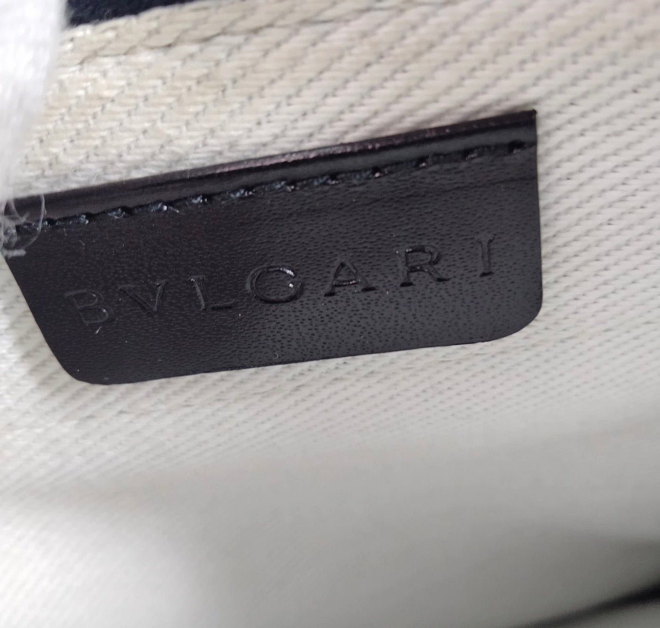 Bvlgari Shoulder Bag Blue Denim Crossbody