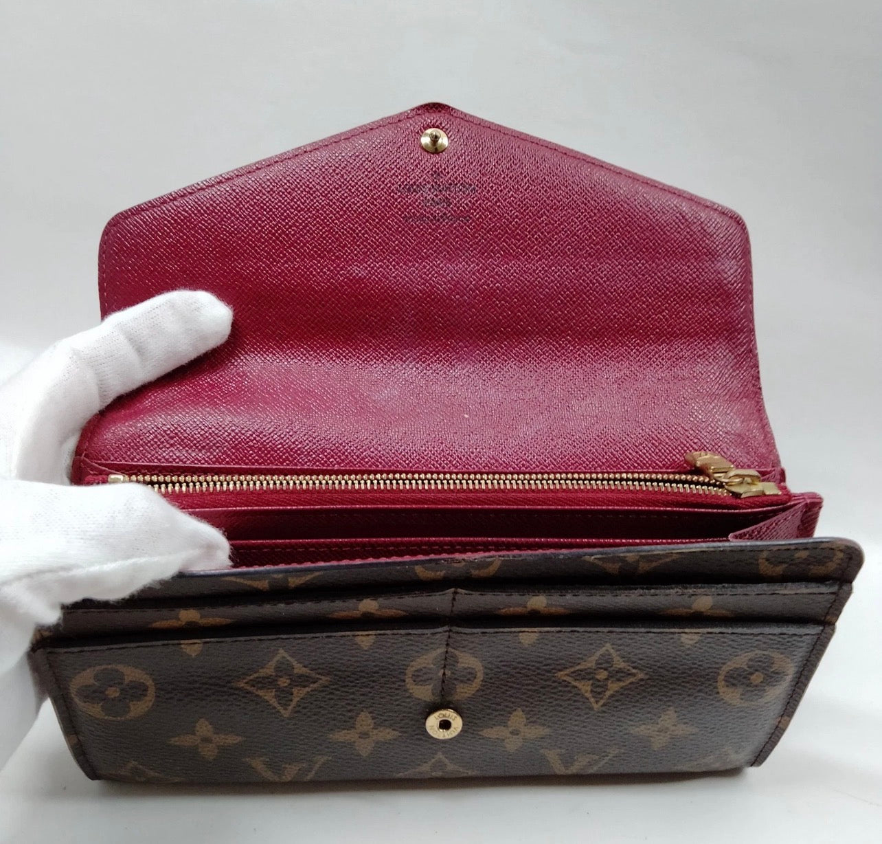 Pre-loved Louis Vuitton Portefeuille Sarah (Canvas)