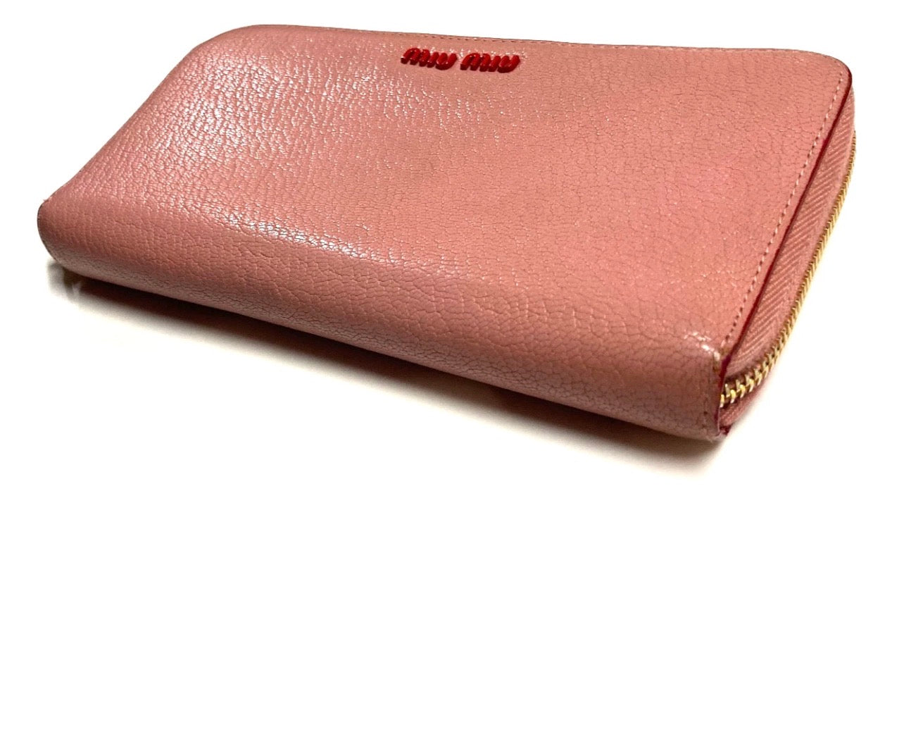 Vintage Pink MIU MIU LONG WALLET