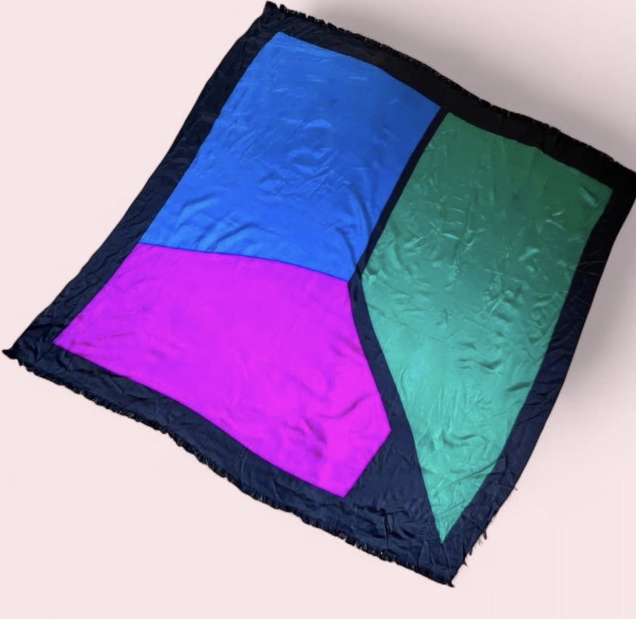 Vintage YSL (Yves Saint Laurent) 100% Silk Scarf