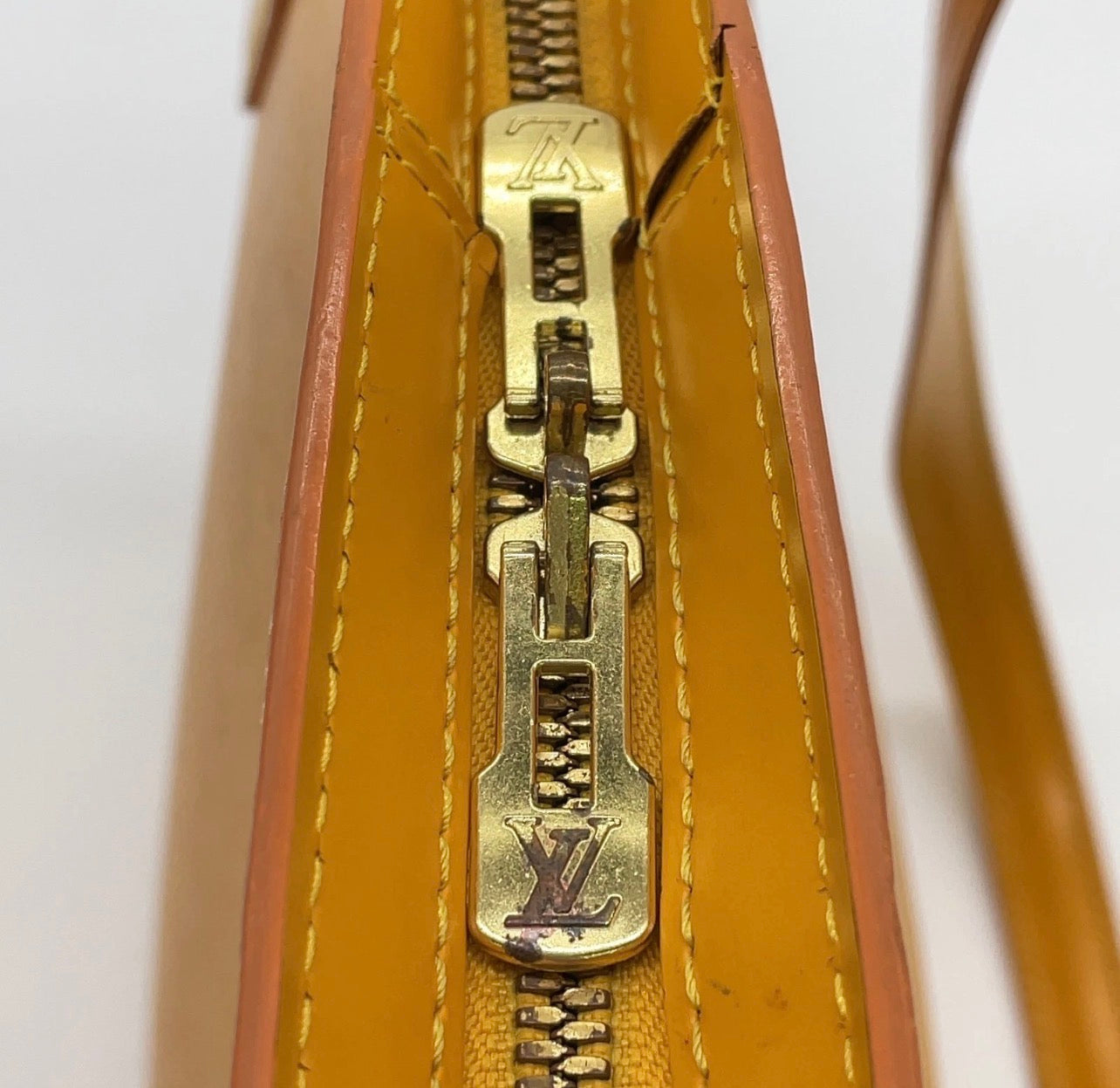 Vintage (1995) Authentic Louis Vuitton Epi Lussac Tassili Yellow Tote Bag