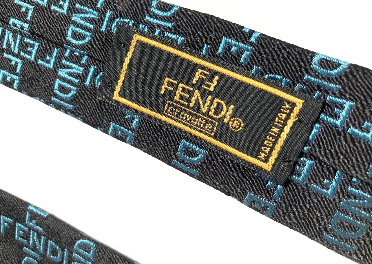 Men's VINTAGE FENDI 100% Silk TIE