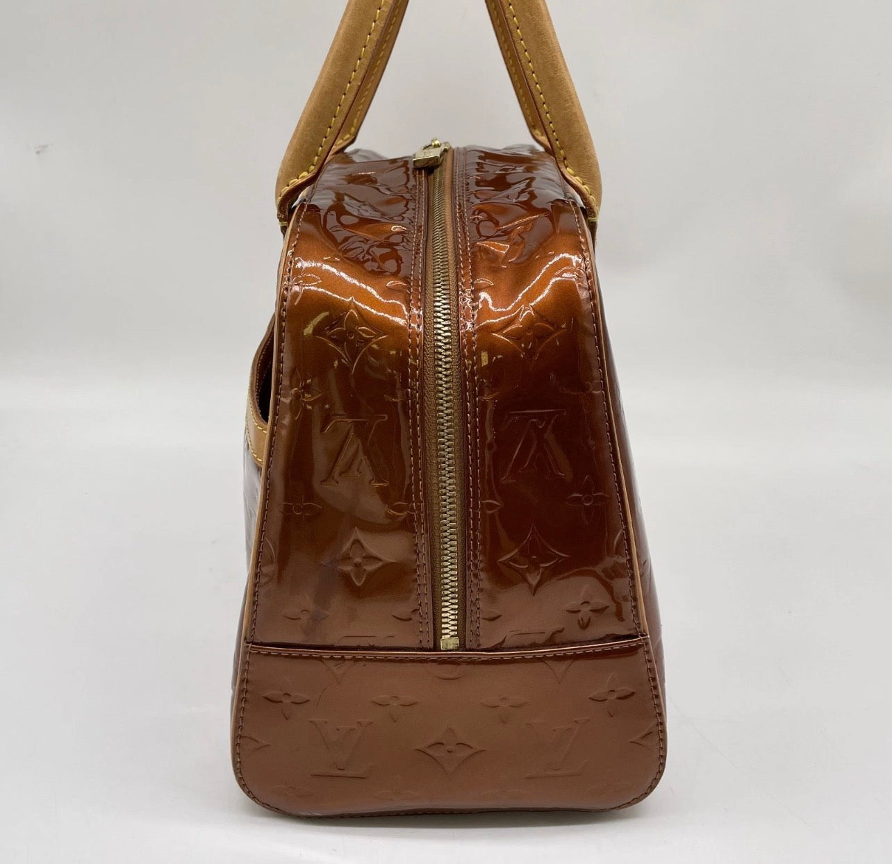 Vintage Louis Vuitton Monogram Vernis Leather Tompkins Square-Bronze