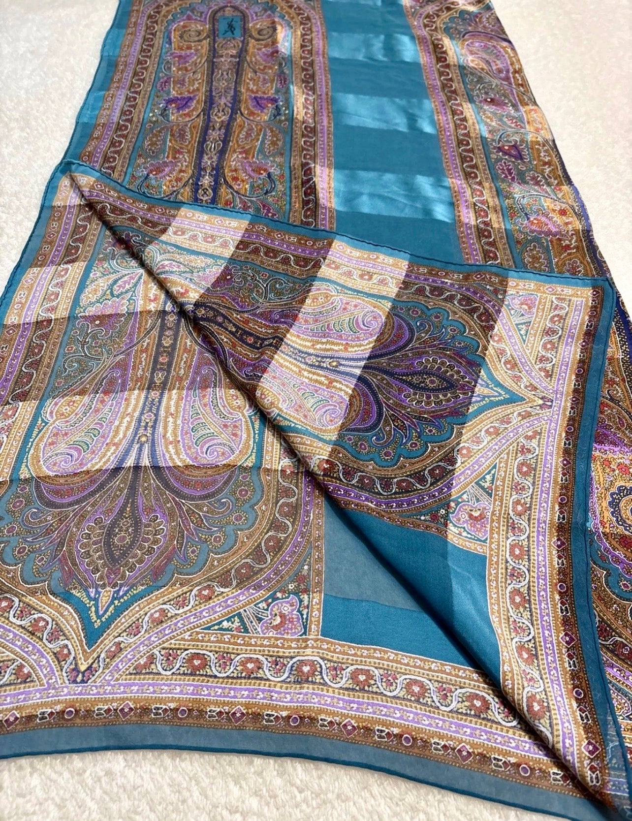 YSL 100% Pure Silk Scarf