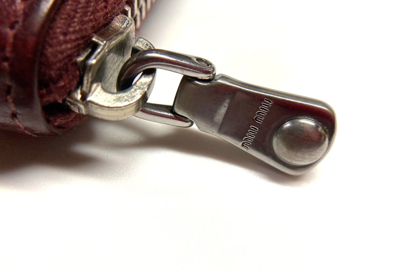 VINTAGE MIU MIU LEATHER LONG WALLET