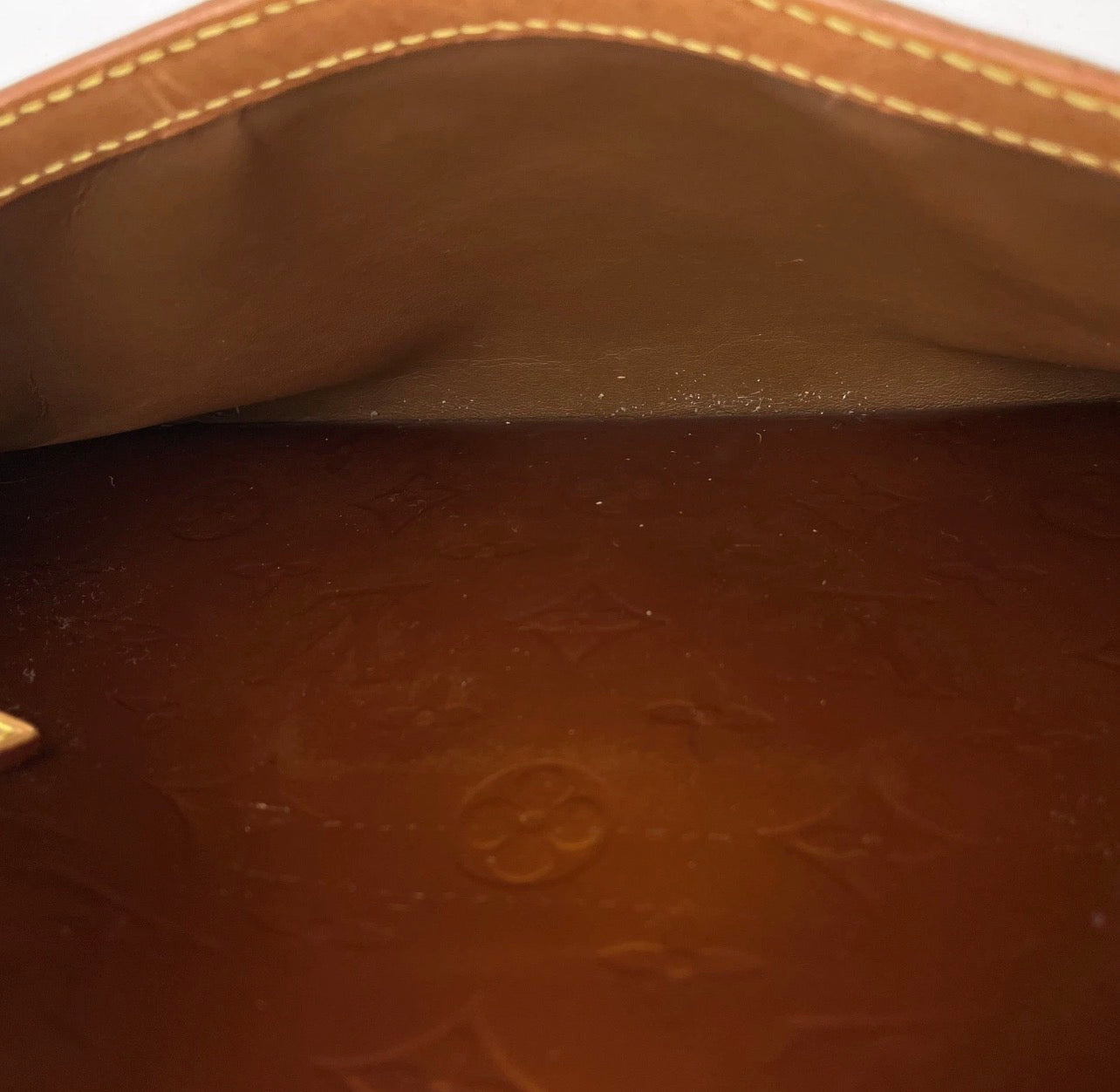 Vintage Louis Vuitton Monogram Vernis Leather Tompkins Square-Bronze