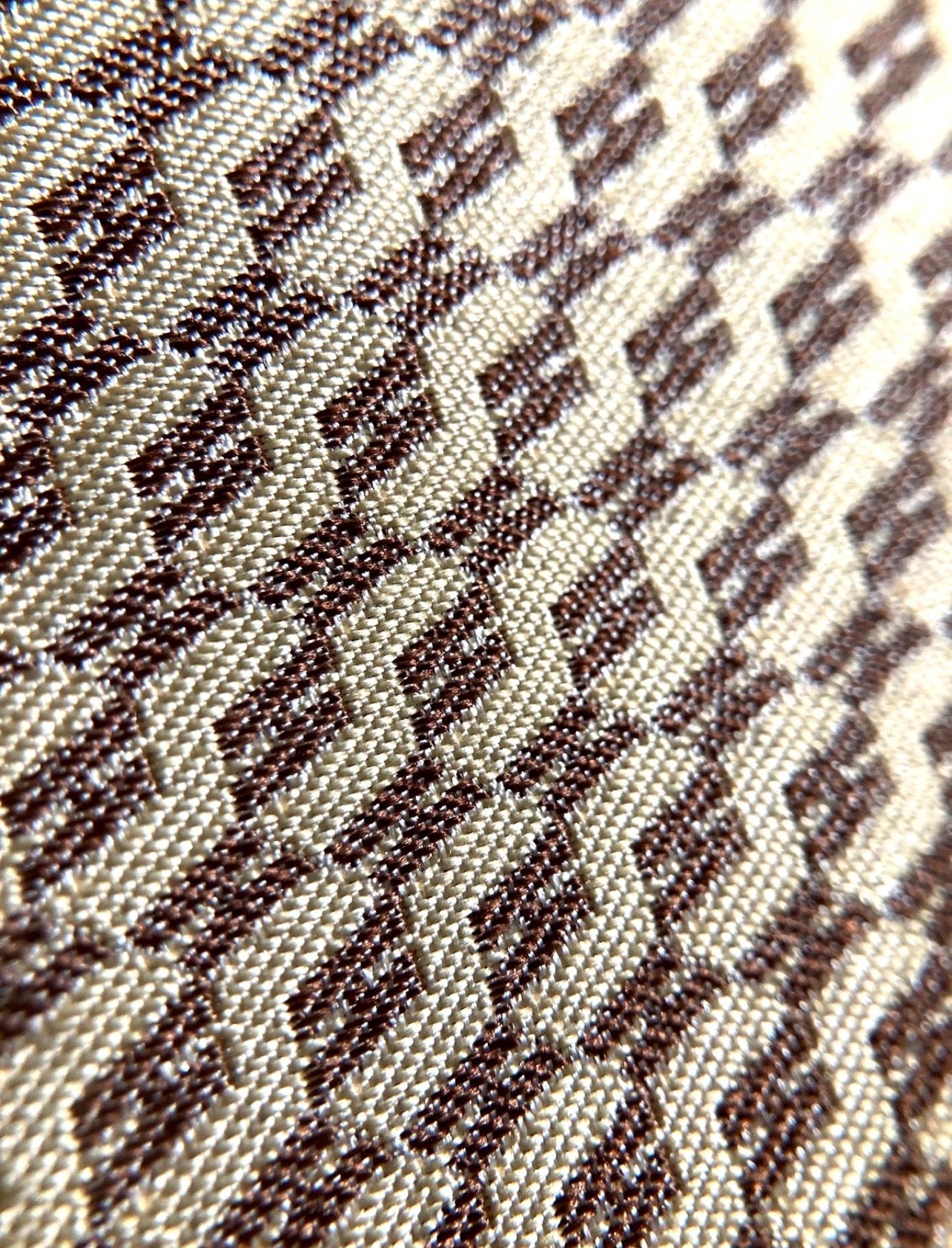 Vintage Hermès "H" JACQUARD SILK WOVEN TIE