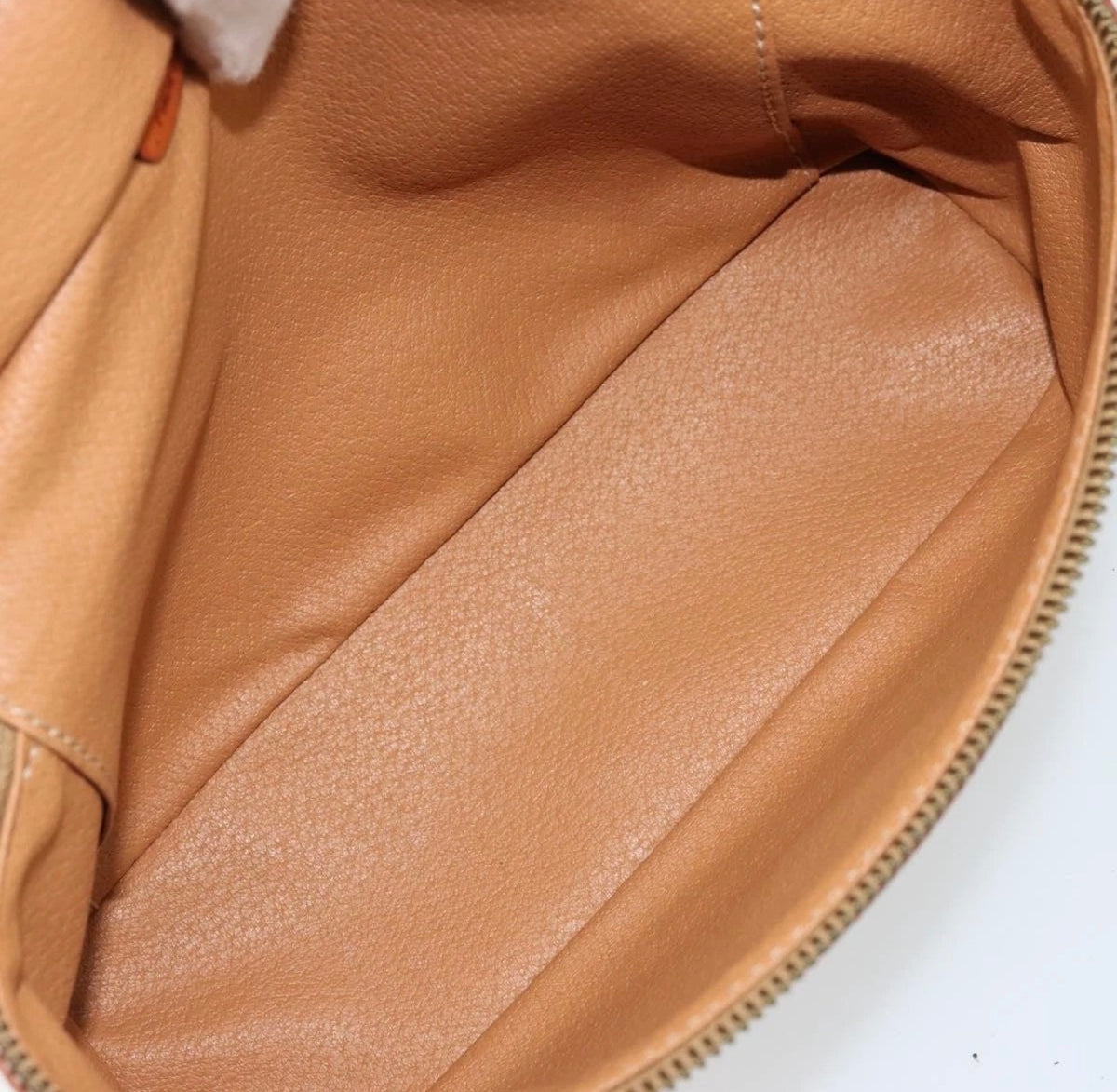 1995 CELINE Macadam Canvas Vanity Hand Bag PVC Leather