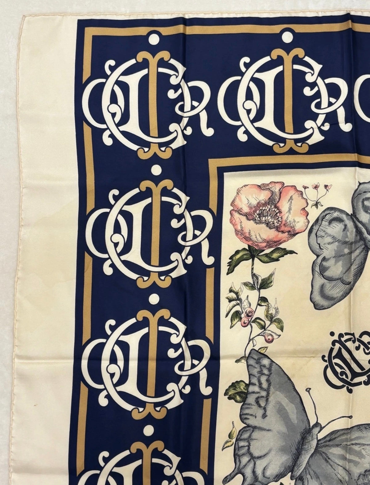Vintage Christian Dior Silk Scarf