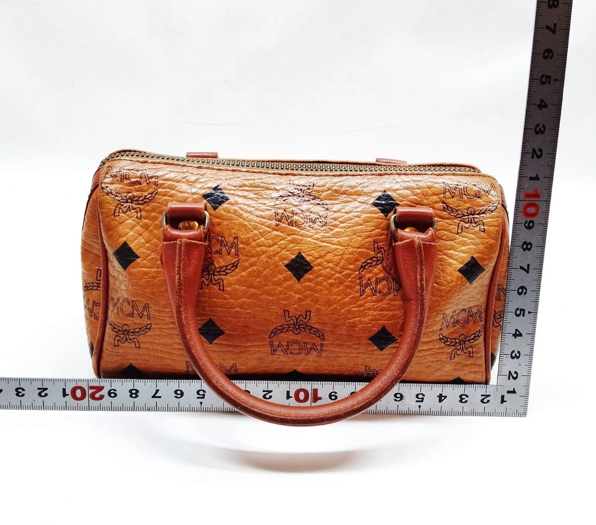 Vintage MCM Visetos Mini Boston Bag