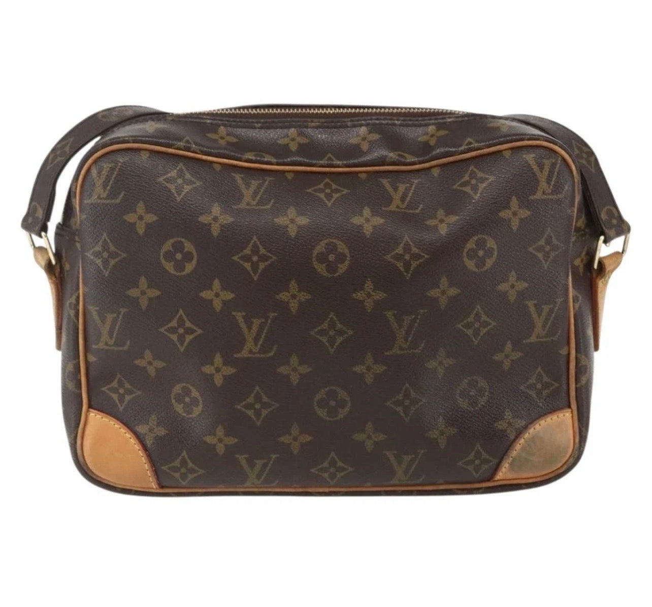 Vintage LOUIS VUITTON Nile Shoulder Bag (Canvas)