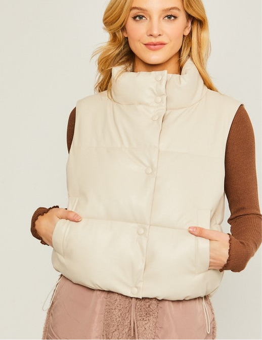 PU Padded Vest