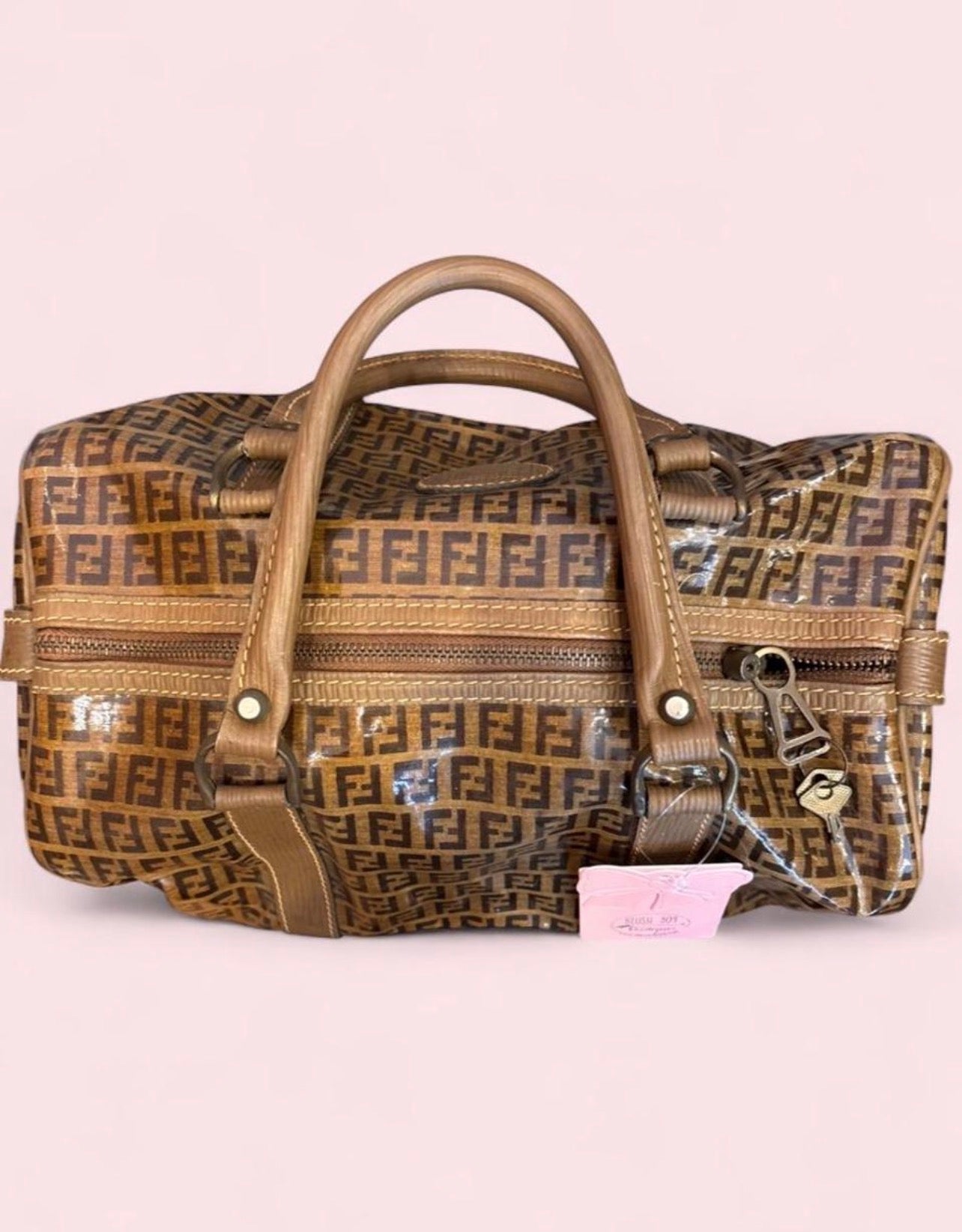 Vintage FENDI Zukka Boston Bag