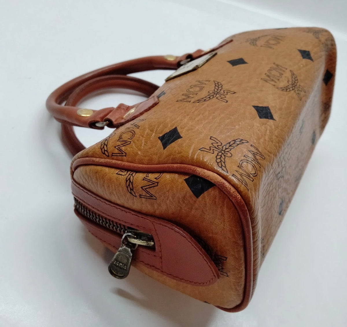 Vintage MCM Visetos Mini Boston Bag