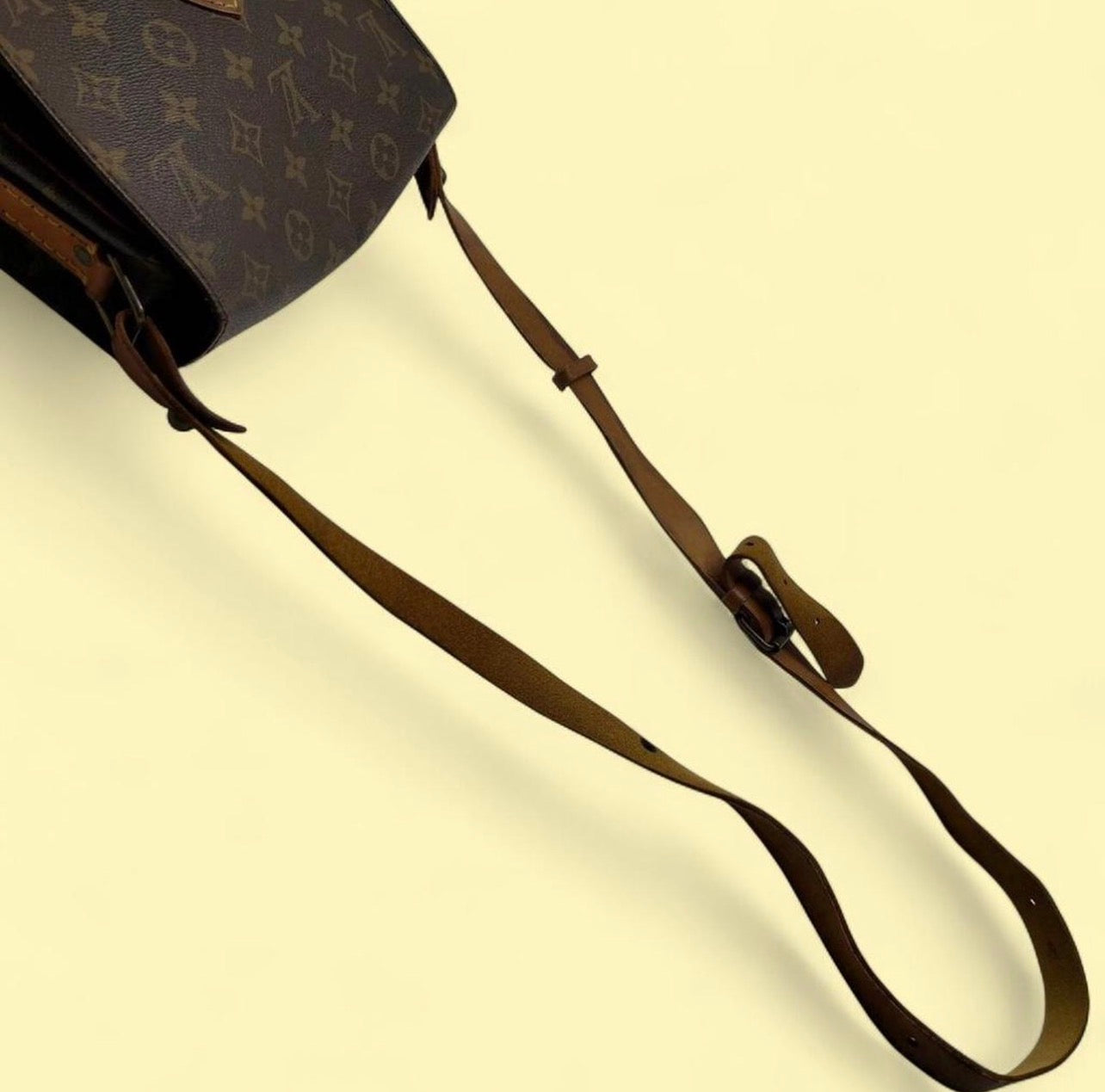 Vintage (1990) Louis Vuitton Cartouchiere MM Brown Monogram