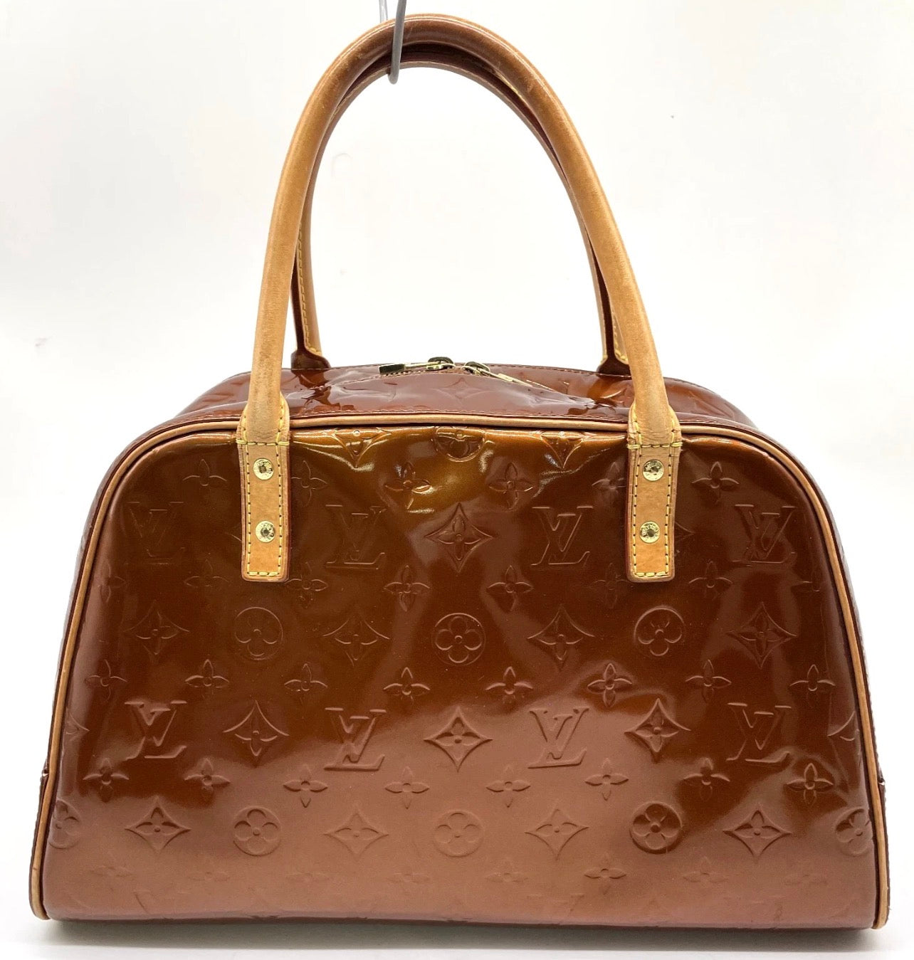 Vintage Louis Vuitton Monogram Vernis Leather Tompkins Square-Bronze