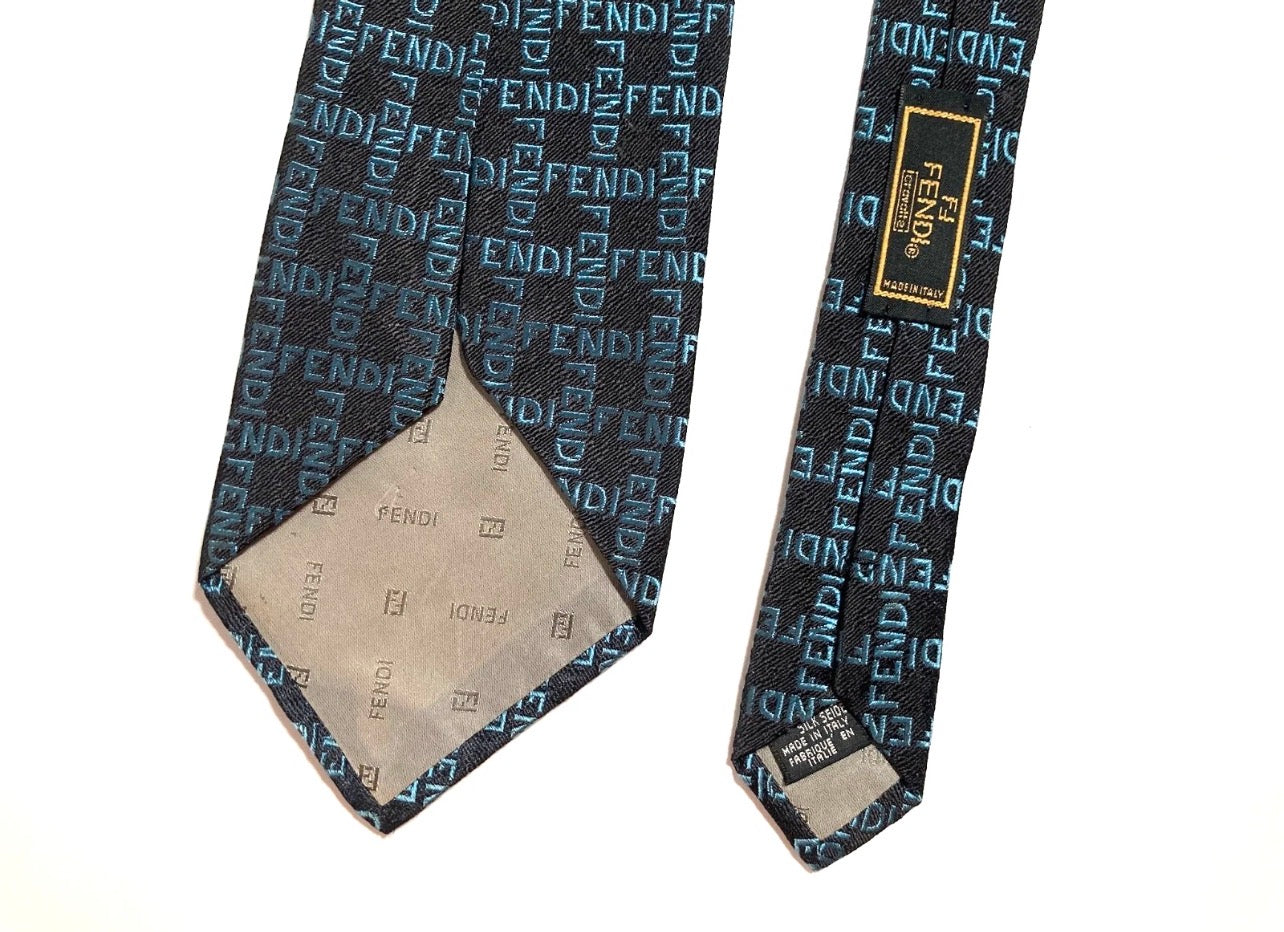 Men's VINTAGE FENDI 100% Silk TIE