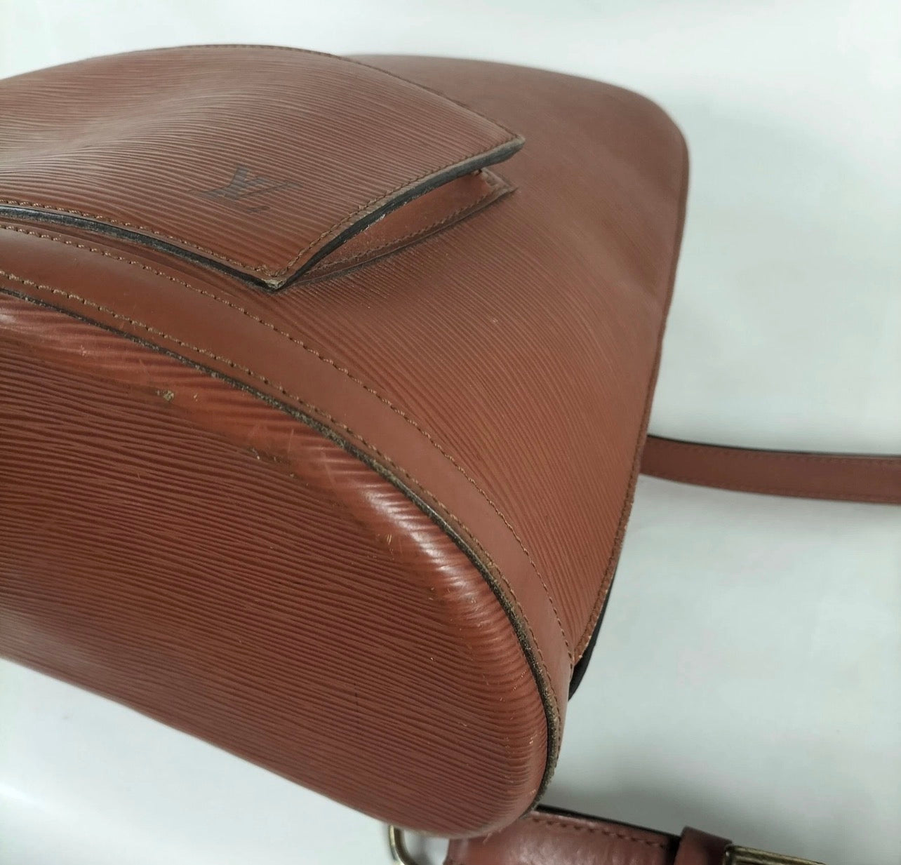 Vintage Louis Vuitton Cobelins Brown Epi Leather