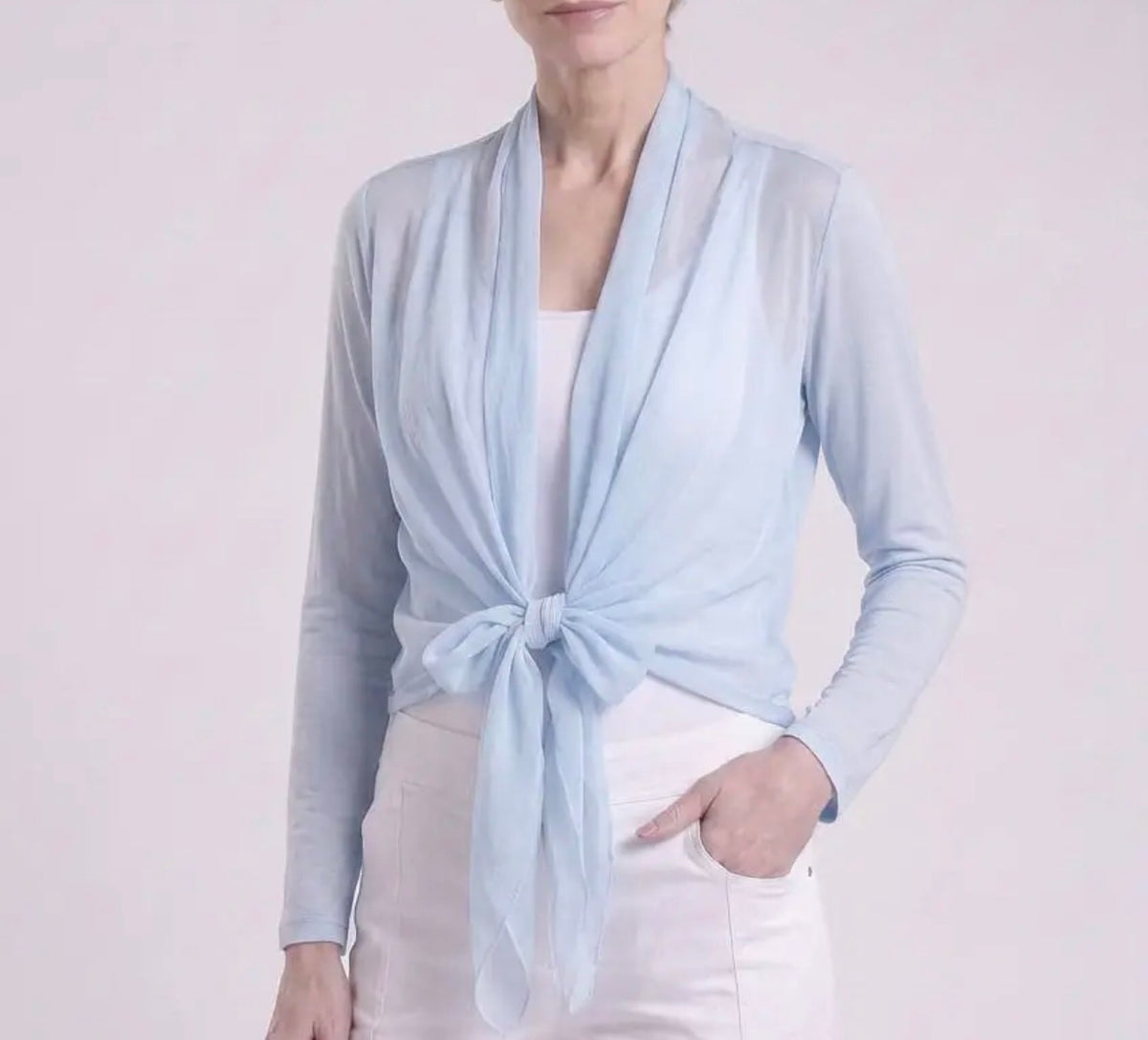 Italian Silk Front Tie Wrap